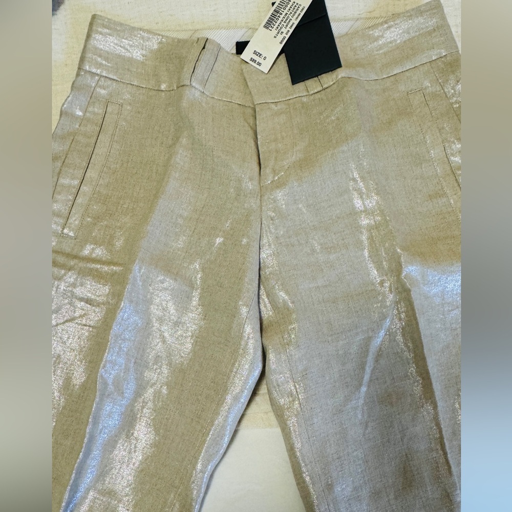 Club Monaco Metallic Long Shorts